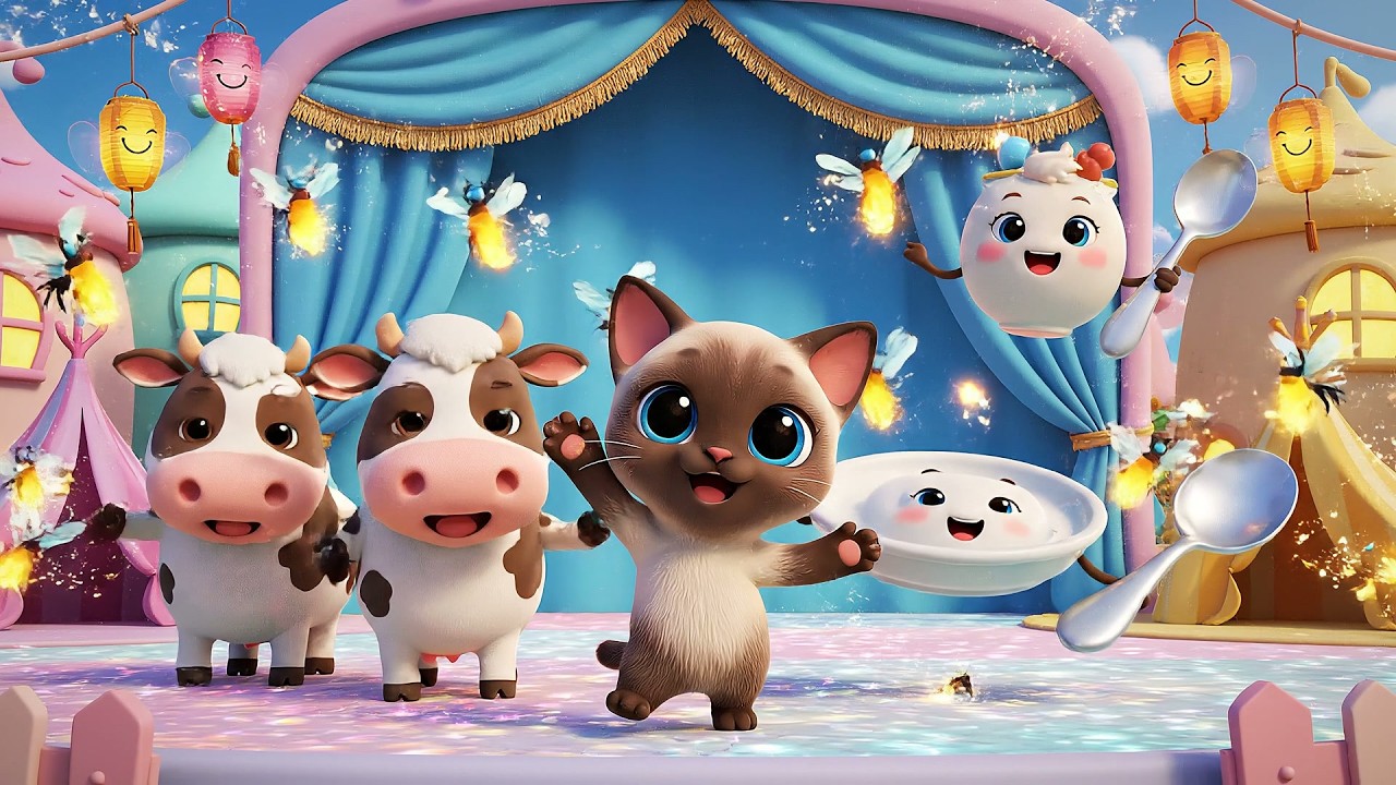 Hey Diddle Diddle The Moonlight Fiddle | Magical Bedtime Nursery Rhymes
