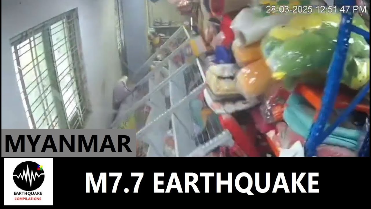 2025 MYANMAR & THAILAND EARTHQUAKE 7.7 Full Footage Megacompilation / #ငလျင်  #เทอร์เรโมโต