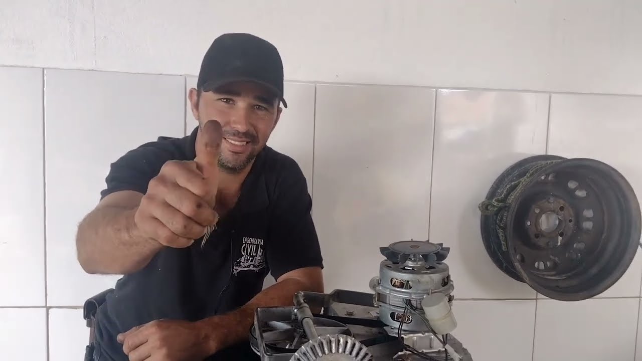 🟠como adaptar um motor de tanquinho de lavar roupa na CENTRÍFUGA de mel 🍯 vejam só