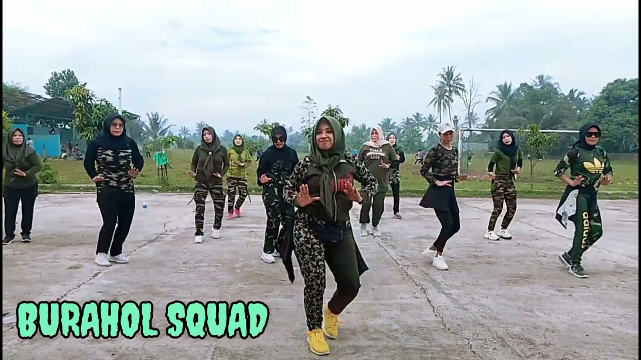 Senam kreasi | joget viral bapa aing KDM | Haruskah aku mati | with BURAHOL SQUAD