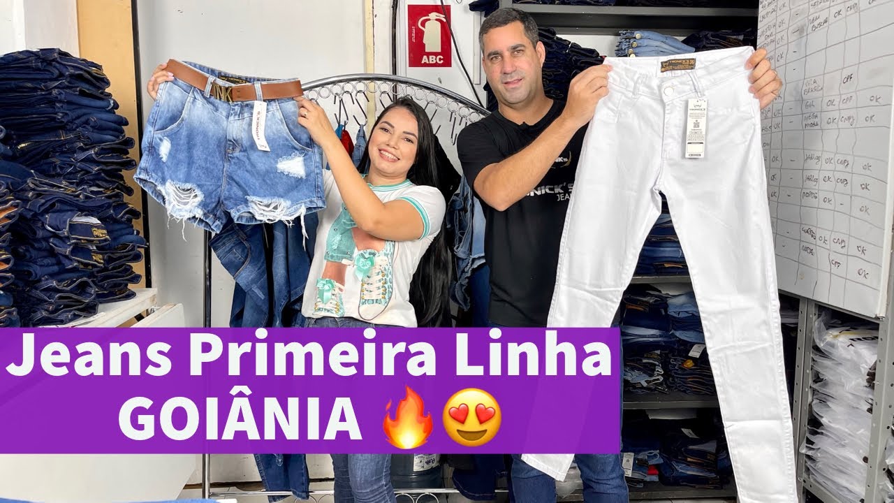 SHORTS, CALÇAS E SAIAS JEANS PRIMEIRA LINHA EM GOIANIA