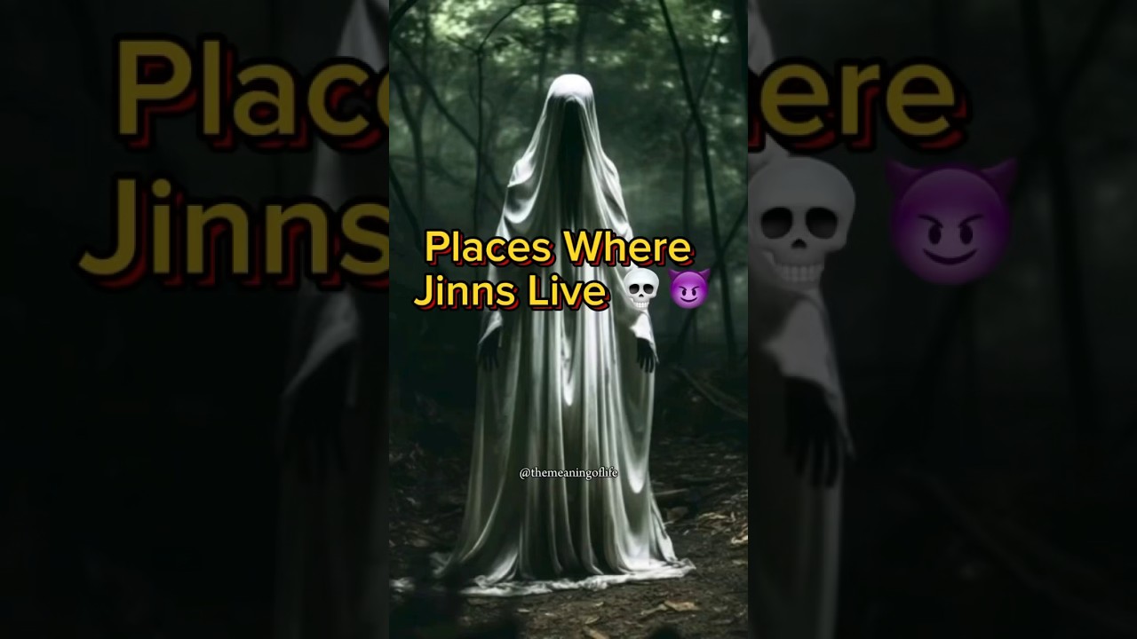 places where jinns live💀😈 #shorts #ytshorts jinns in islam