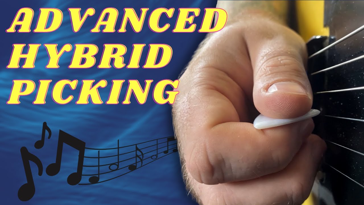 Advanced Hybrid Picking Guitar Lesson - Finger Independence & Rolls