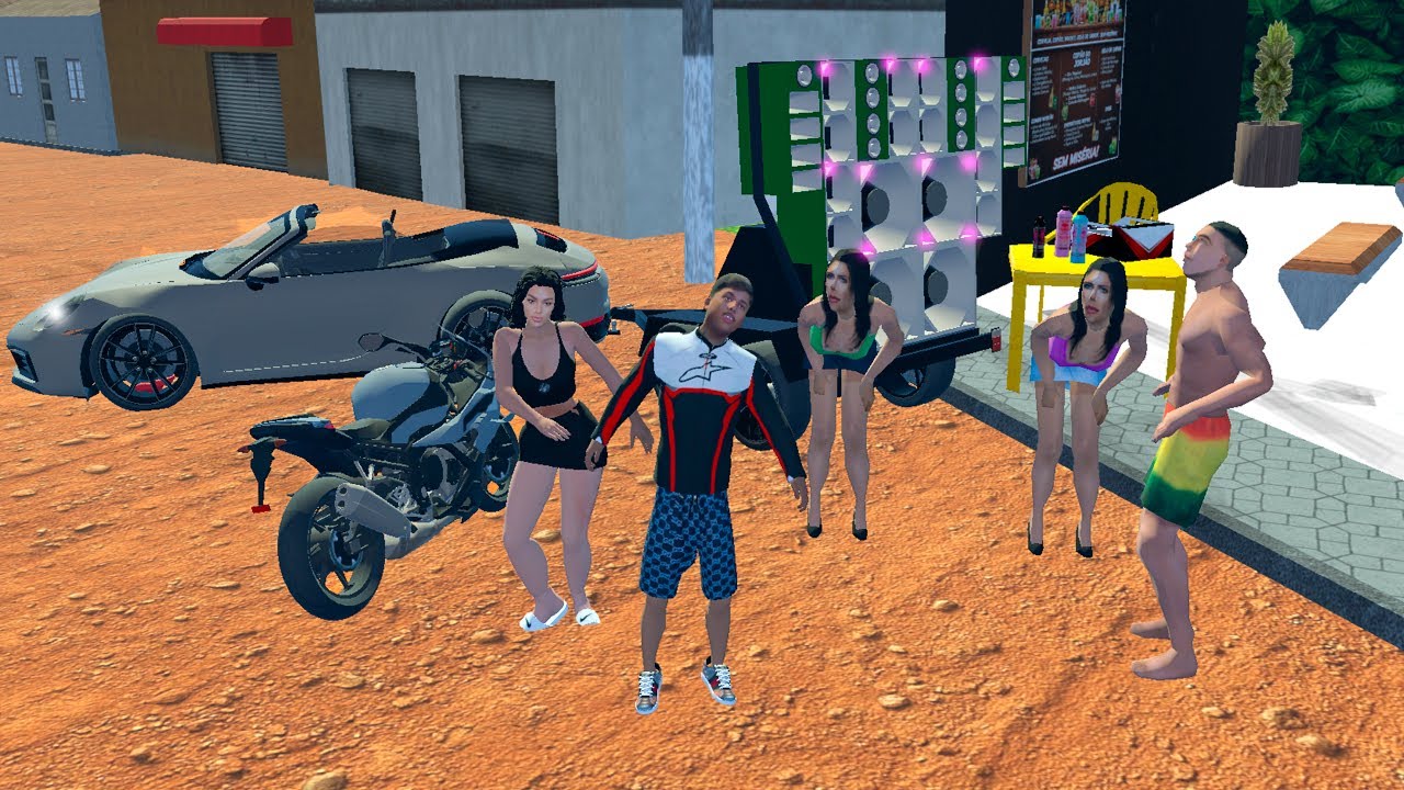 NOVA ATUALIZAÇÃO JOGO DO NINO COM MOTOS E PORSCHE COM PAREDÃO PARA CELULARES FRACO 🔥