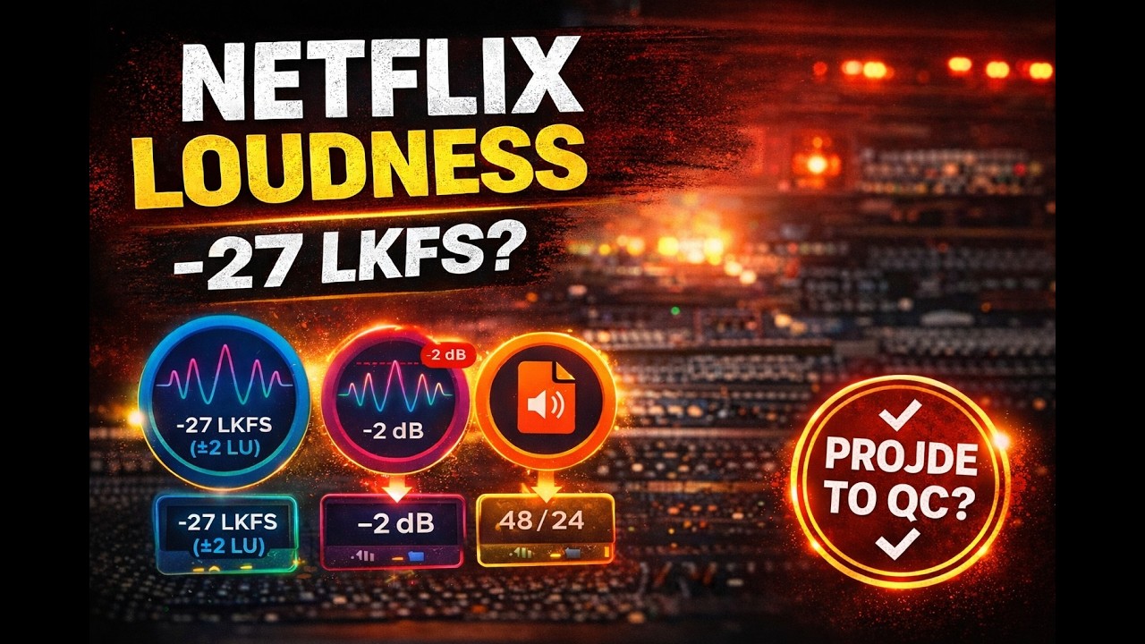 Netflix Loudness Standards: Co MUSÍŠ splnit, aby ti to nevrátili