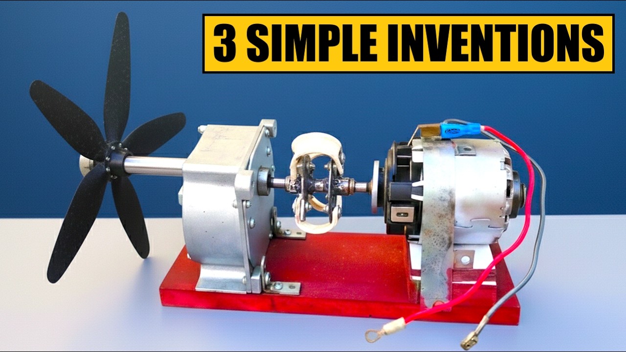 No one knows these motors are a GOLD mine! 3 Inventions with DC Motors that will SHOCK you