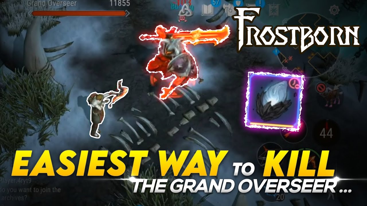 The EASIEST WAY to kill the GRAND OVERSEER in Frostborn!
