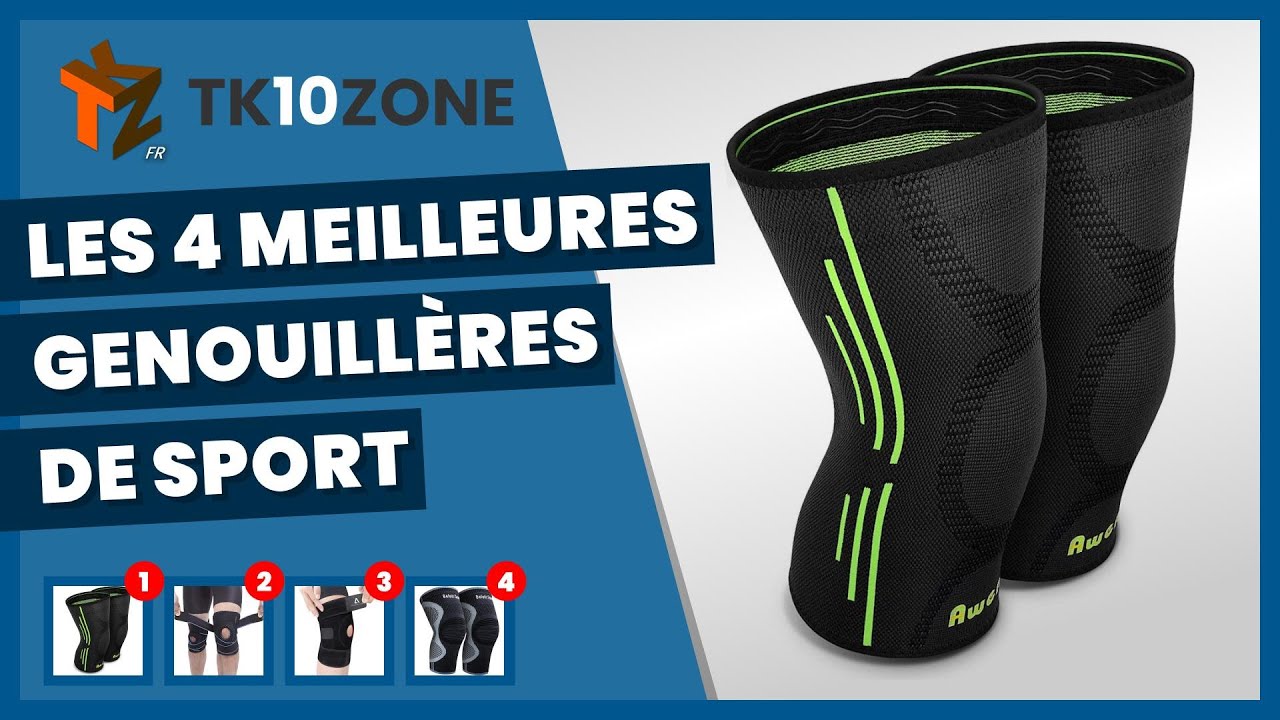 Les 4 meilleures genouill&egrave;res de sport &eacute;lastiques et respirantes