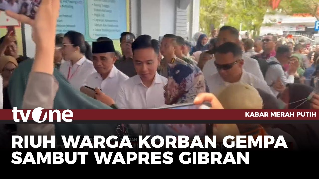 Wapres Gibran Temui Warga Korban Gempa Poso | Kabar Merah Putih tvOne