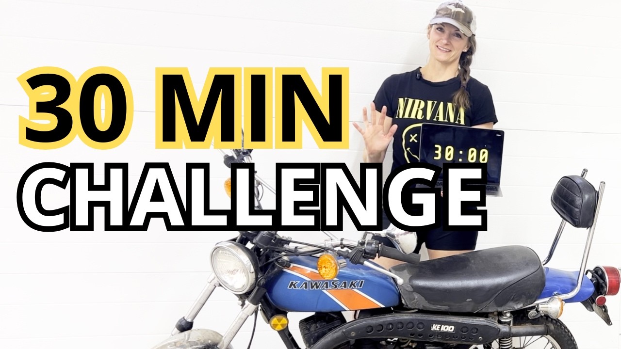Визит 2vintage и попытка справиться с новым испытанием на Kawasaki KE 100 1976 года