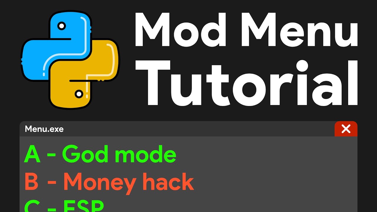 Создать мод-меню легко! (Вот как это сделать с помощью Python и Cheat Engine)