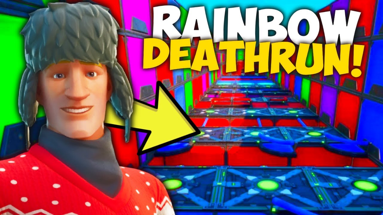 ИГРАХ RAINBOW DEATHRUN ВЪВ FORTNITE