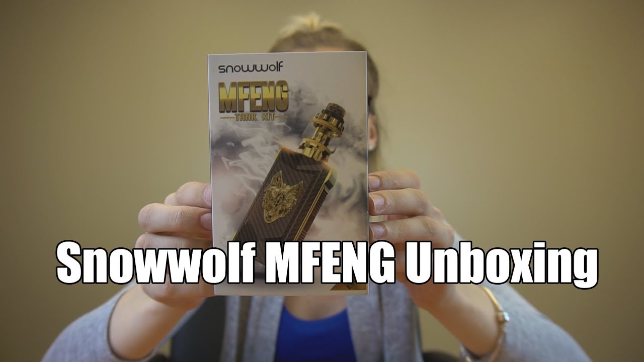 Распаковка лимитированной серии Sigelei Snowwolf Mfeng 200W Tank Kit!
