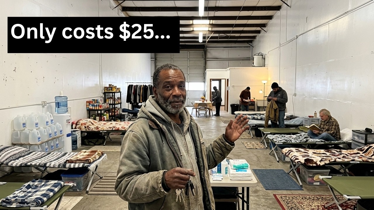 How Homeless People Turn Empty Warehouse Into Hidden Communities With Heat, Beds, Cooking Stations