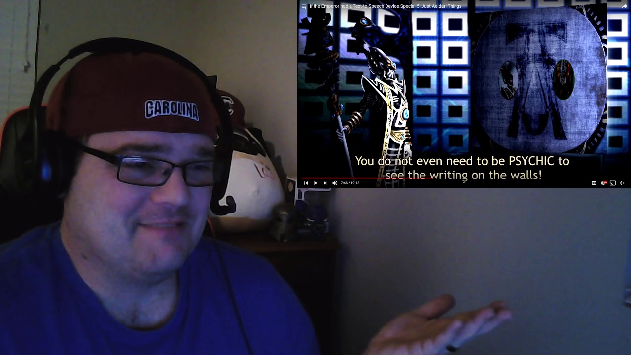 If the Emperor had a Text to Speech Device - Just Aeldari Things Reaction