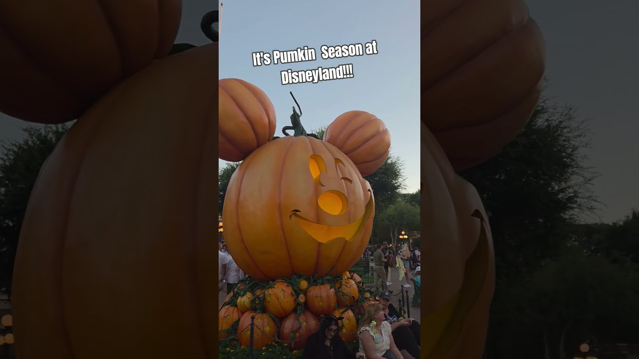 Disneyland's Halloween Time Magic: Main Street's Giant Pumpkin! 🎃✨