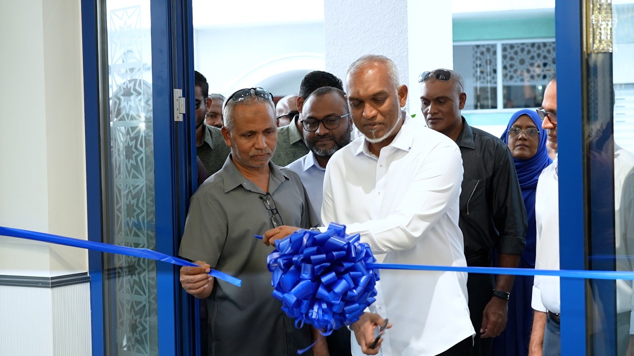 President inaugurates Masjid Yoosuf Al Barbaree