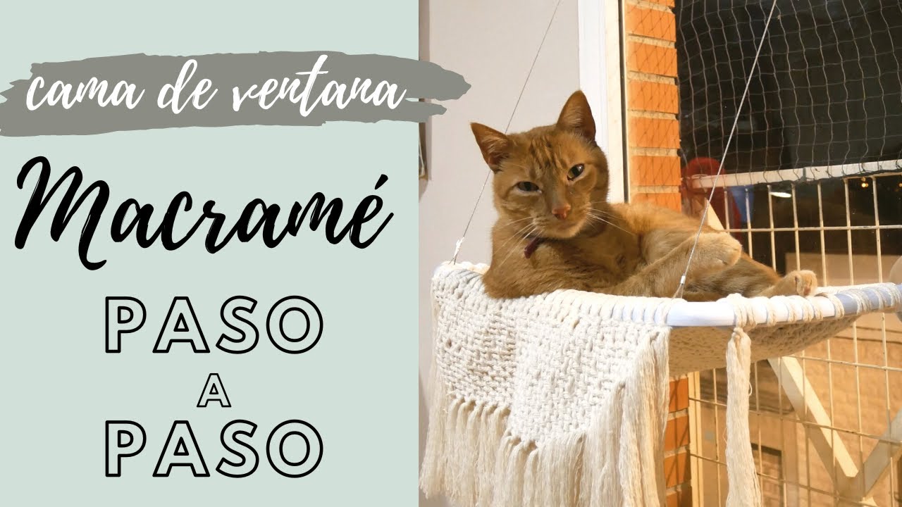 DIY Cama de ventana para gatos | Tutorial paso a paso