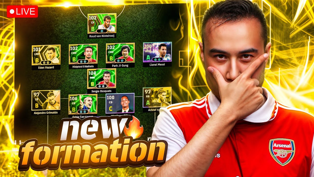 🔴 LIVE - RANK PUSH WITH THE 4-1-4-1 FORMATION!! 🔥 100% FREE SQUAD | EFOOTBALL 2026 #INDOSQUAD