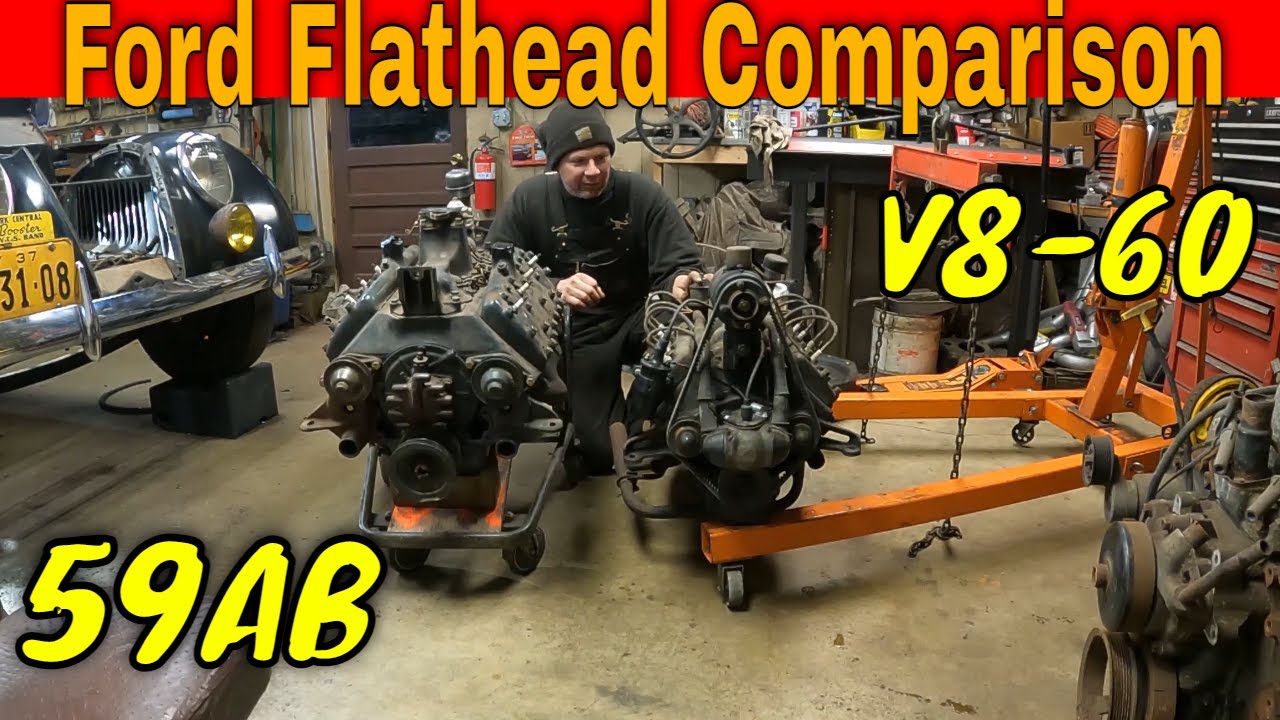 Сравнение Ford Flathead: V8-60 л.с. и 59 AB