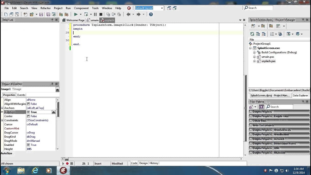 Delphi Splash Screen