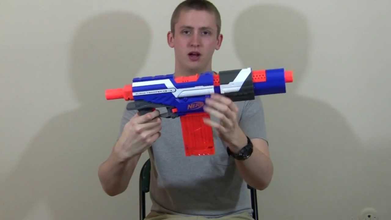 [REVIEW] Nerf Elite Alpha Trooper Review & Firing Test