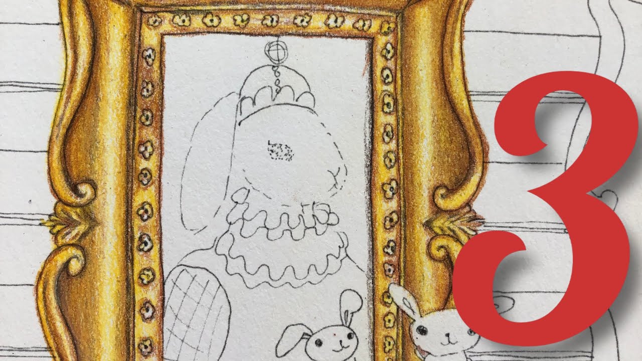 Coloring A Gold Frame With Only THREE Pencils