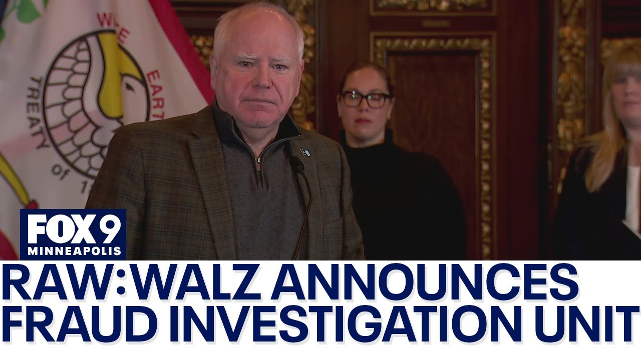 Minnesota Gov. Tim Walz unveils measures to combat fraud [RAW]