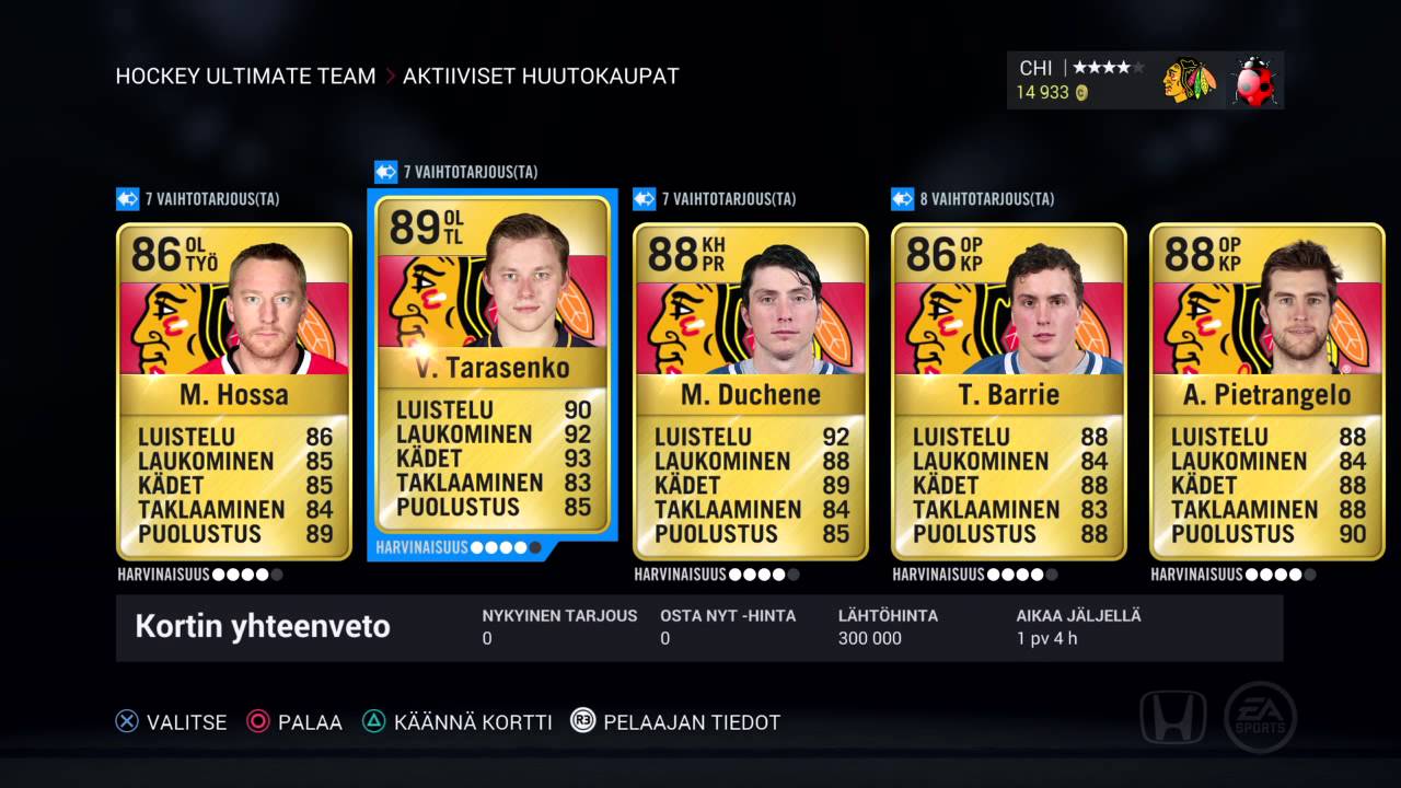 NHL 16  HUT: Vaihtop&auml;iv&auml; #2 Tulokset & 50k pakka