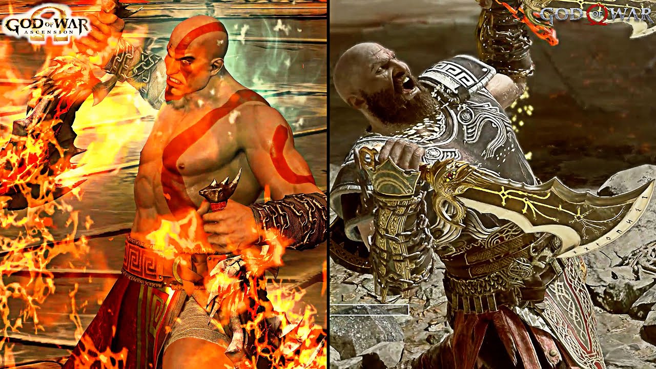 God Of War Ascension Vs God of War 2018 | Comparison