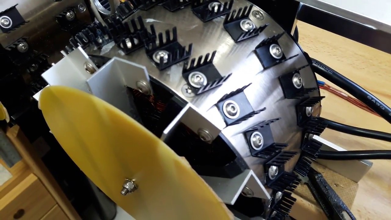 10kW (20kW peak) Revolt 160 Pro BLDC Brushless DC Motor