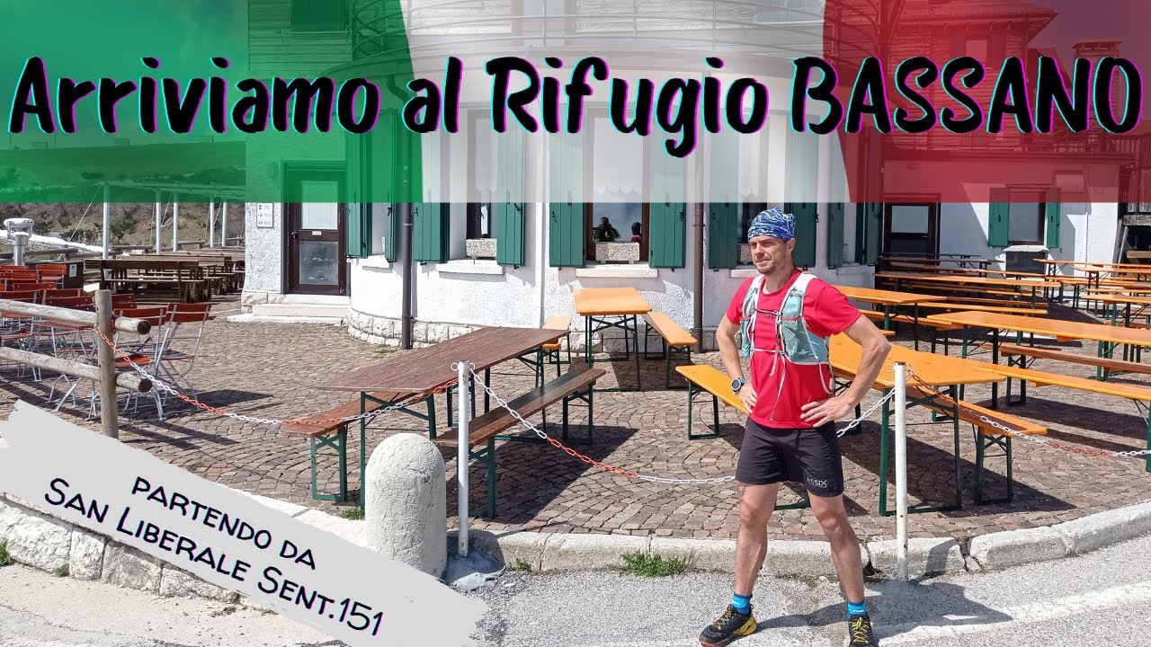 Arriviamo al Rifugio BASSANO                 Sentiero 151