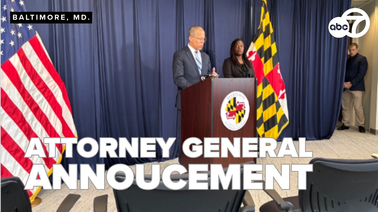 Maryland Attorney General Brown announces legal action