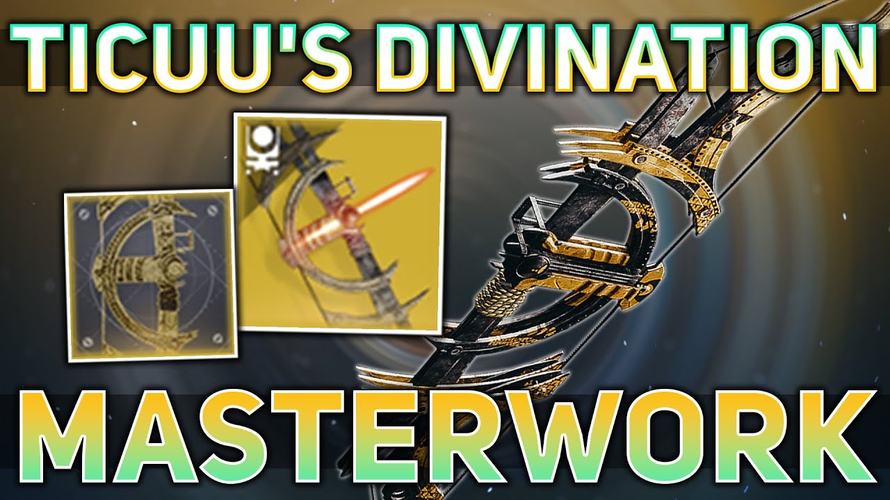 Ticuu's Divination MASTERWORK (Explosive BOW go BOOOM) | Destiny 2 Season of the Chosen