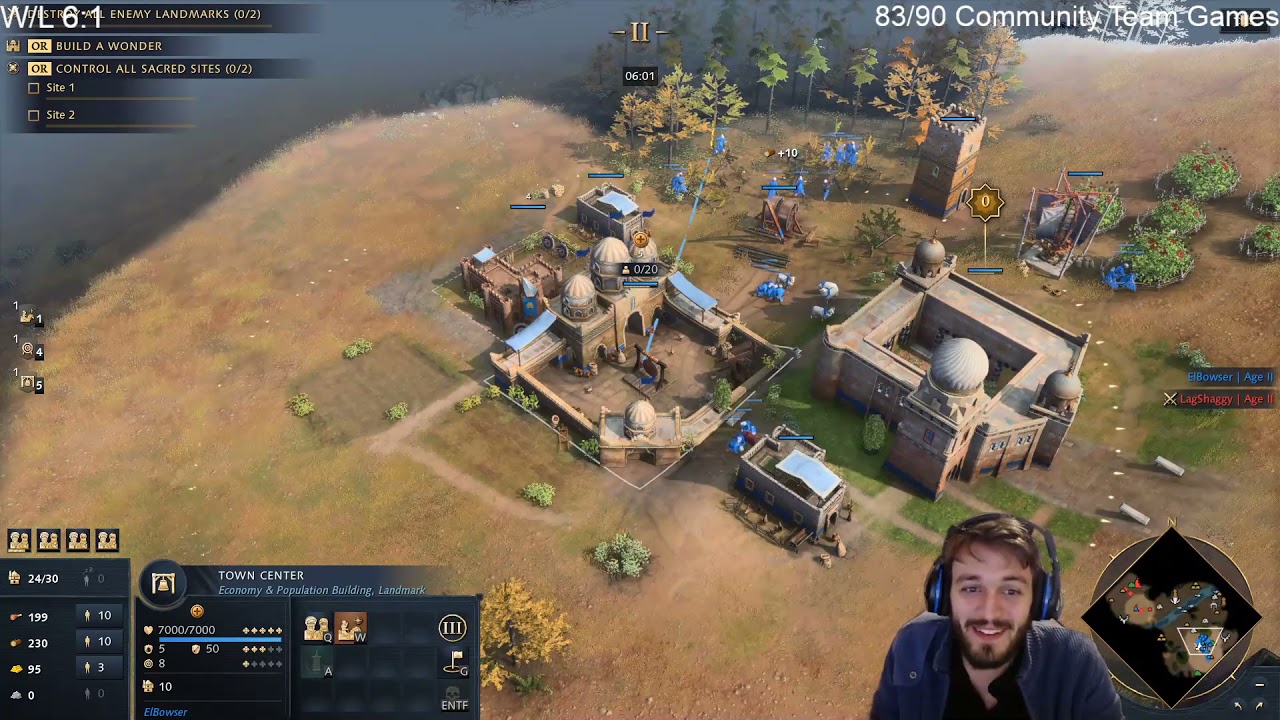 Peak troll AOE4 scout micro blocking enemy from building  [Age of Empires 4]
