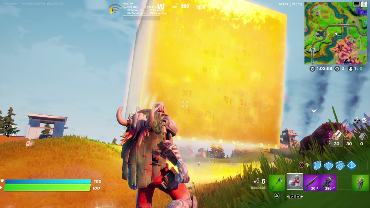 Golden Cube awakening