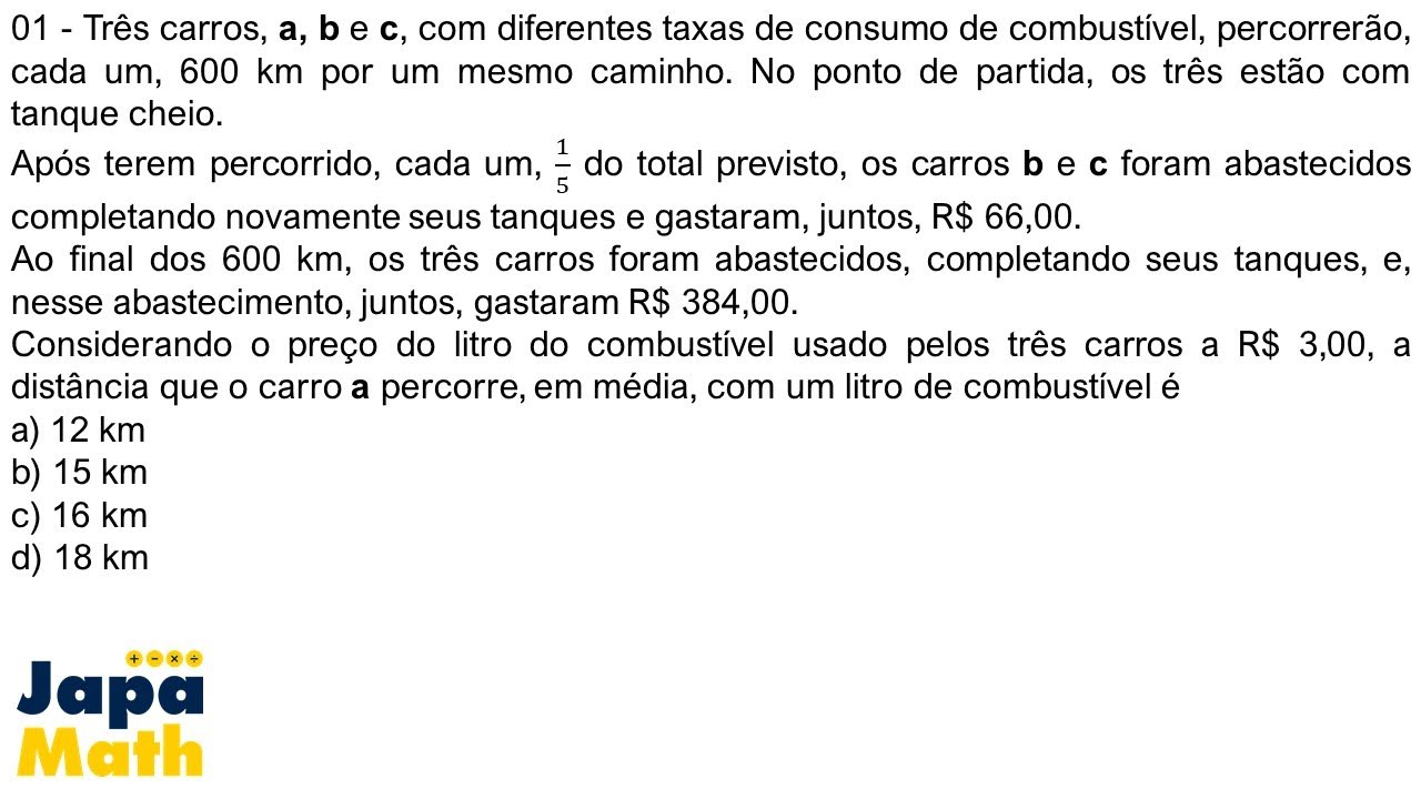 Prova Resolvida AFA(2011 - 2012) - Razão e Proporção