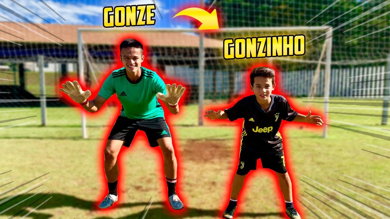 O IRMÃO DO GOLEIRO JOGA MUITO?! ( goleiro criança )