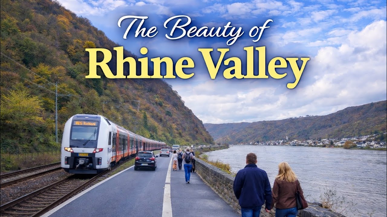 Walking Along the Rhine River 🇩🇪 | Magical Rhine Valley Experience