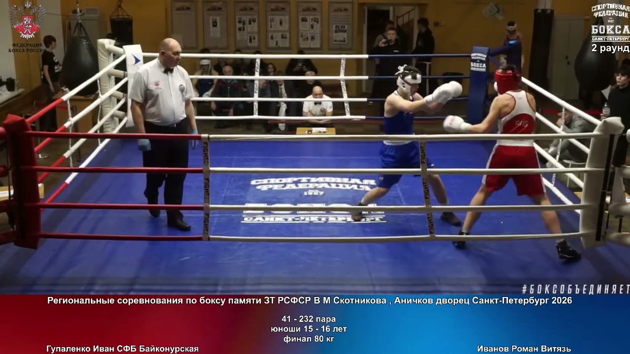232 финал 80 кг Гупаленко Иван СФБ Байконурская Иванов Роман Витязь
