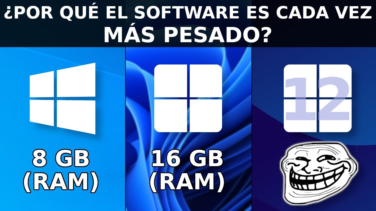 ¿Por qué el SOFTWARE es cada vez más PESADO? TODO LO QUE NECESITAS SABER PARA ENTENDERLO