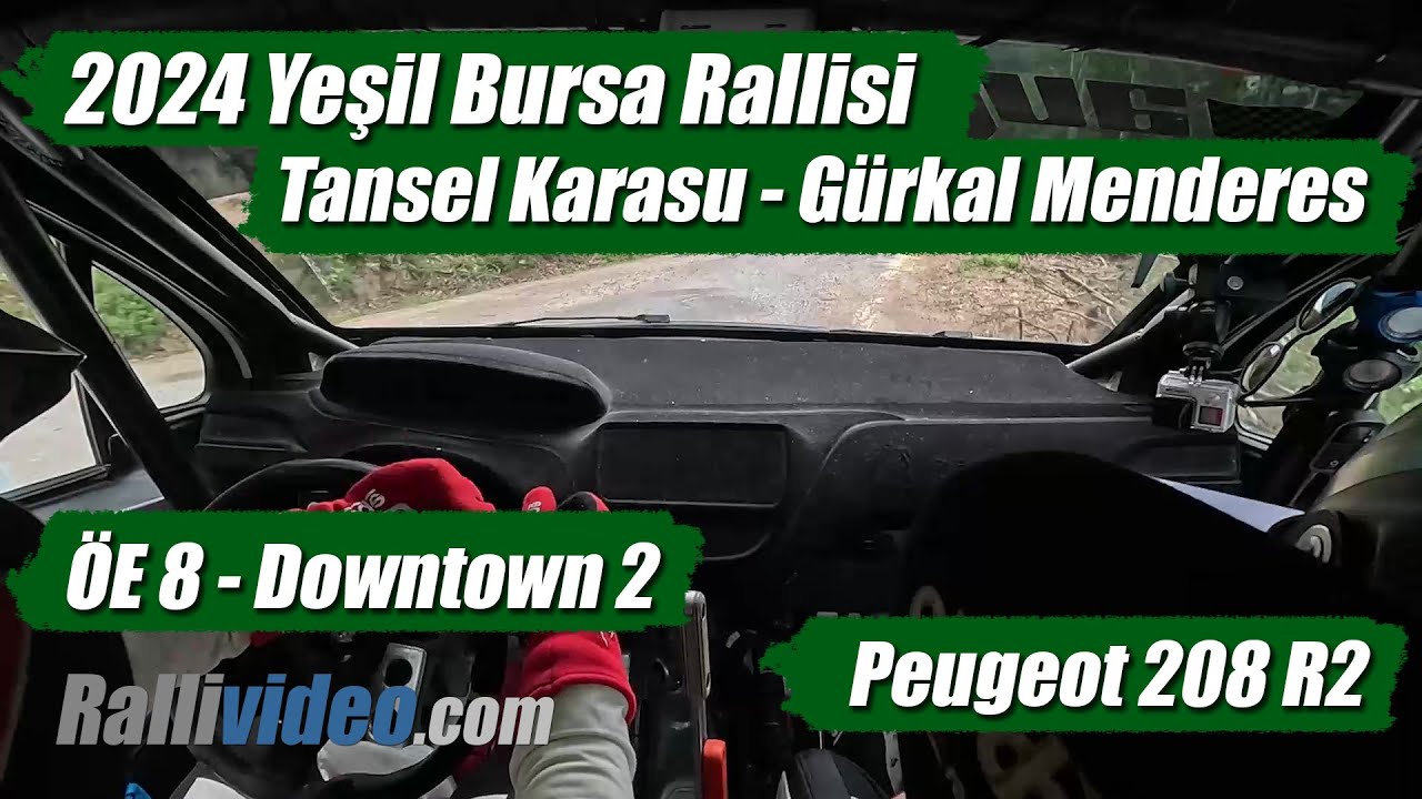 INCAR // 2024 Yeşil Bursa Rallisi / Tansel Karasu - Gürkal Menderes  / ÖE 8 - Downtown 2