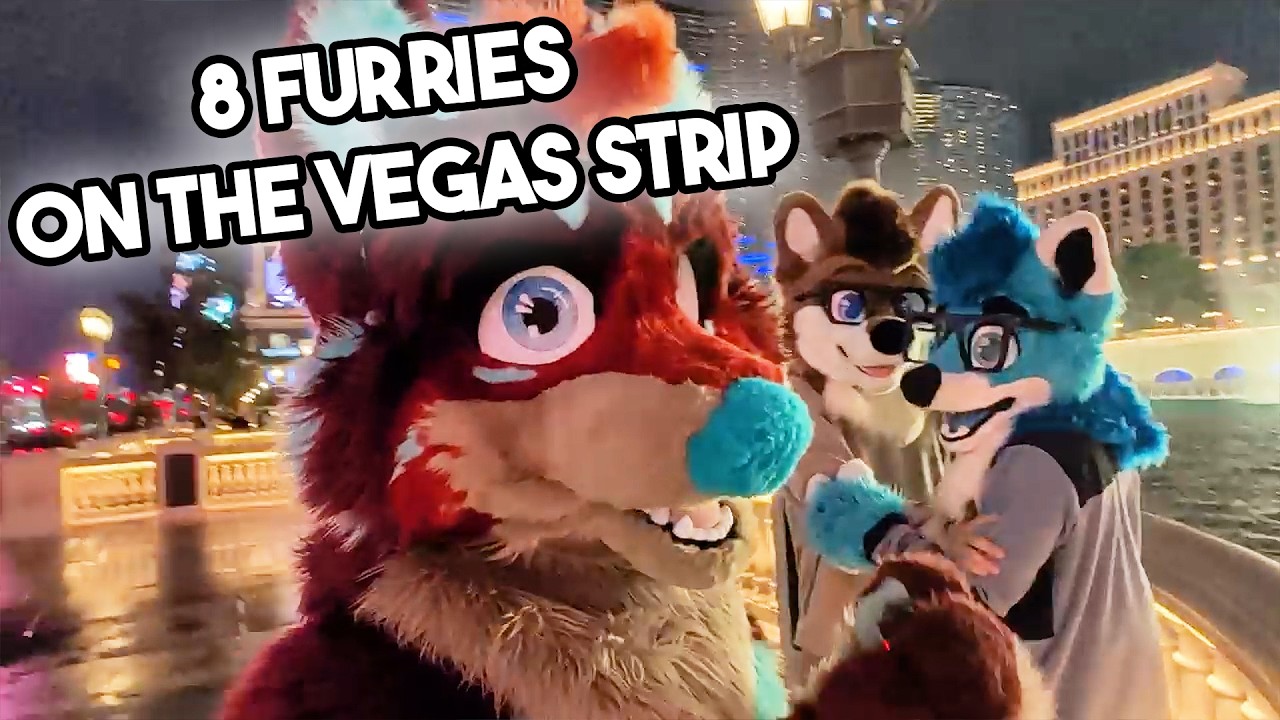 I went to the Vegas Strip in a fursuit and livestreamed it