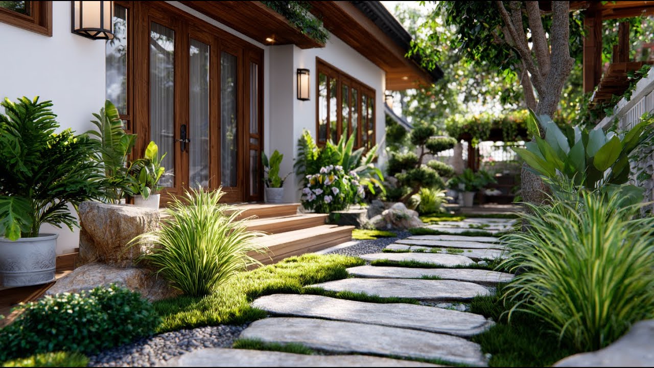 Nature-Inspired Minimal Gardens – Simple Landscaping That Feels Calm and Intentional!