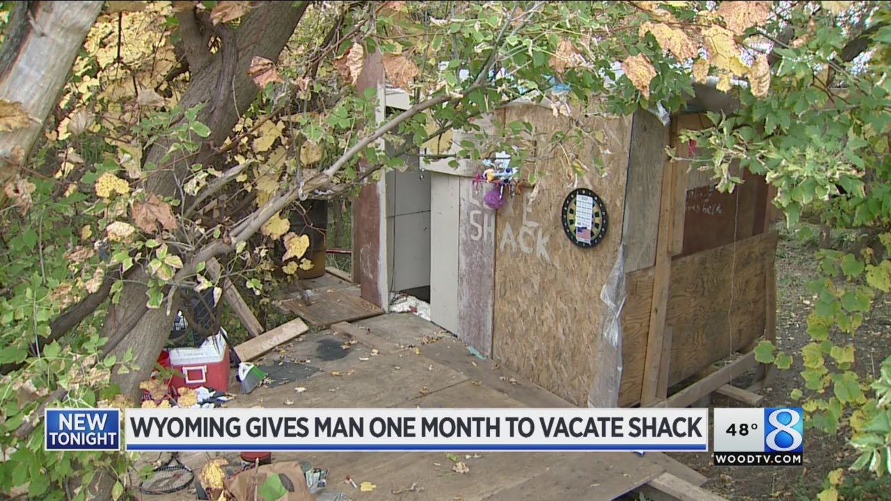 Wyoming orders homeless man to move out