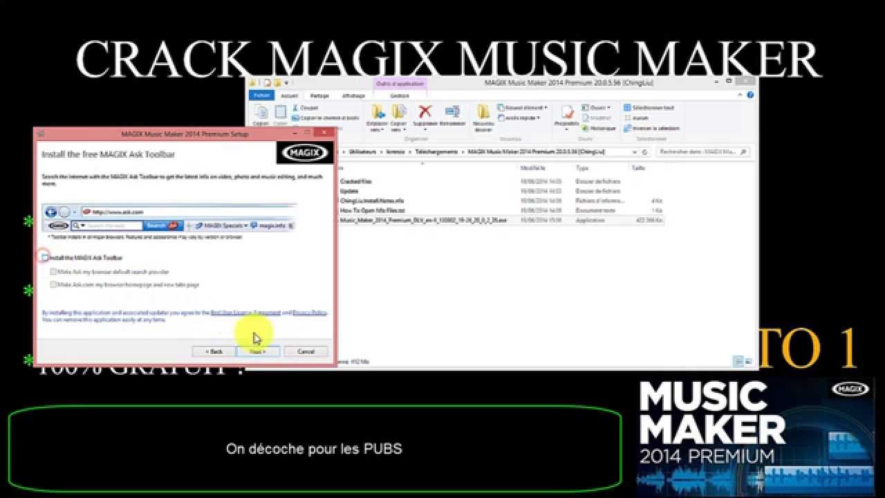 MAGIX MUSIC MAKER 2014 PRENIUM - CRACK - FR  / MACADOMIA TUTO #1