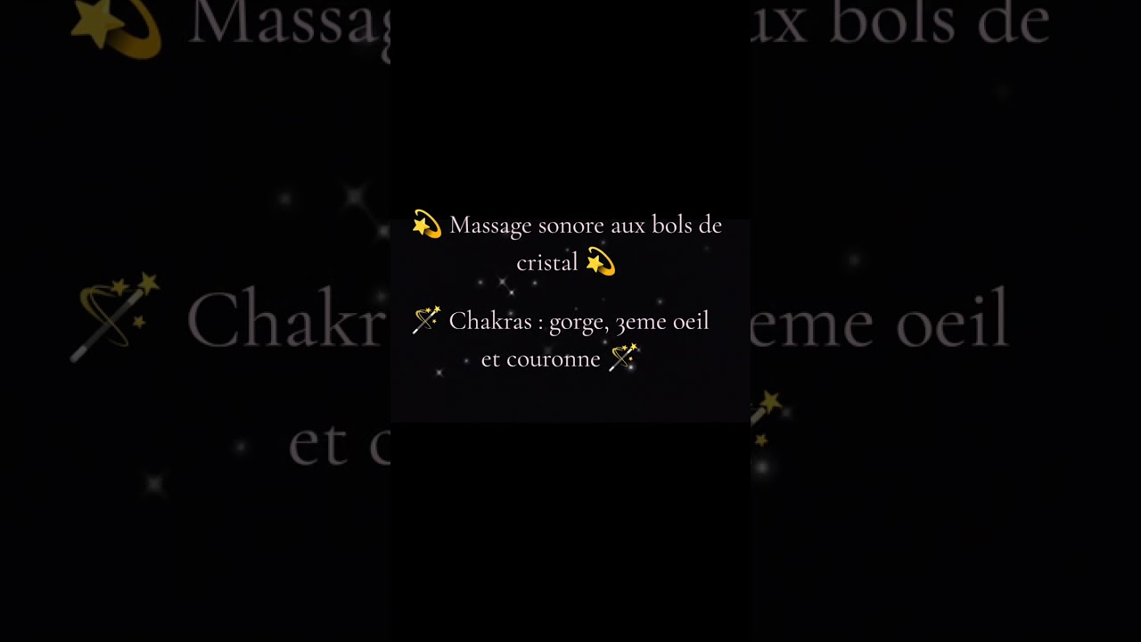 Massage sonore aux bols de cristal 💫🪄 16/12/24