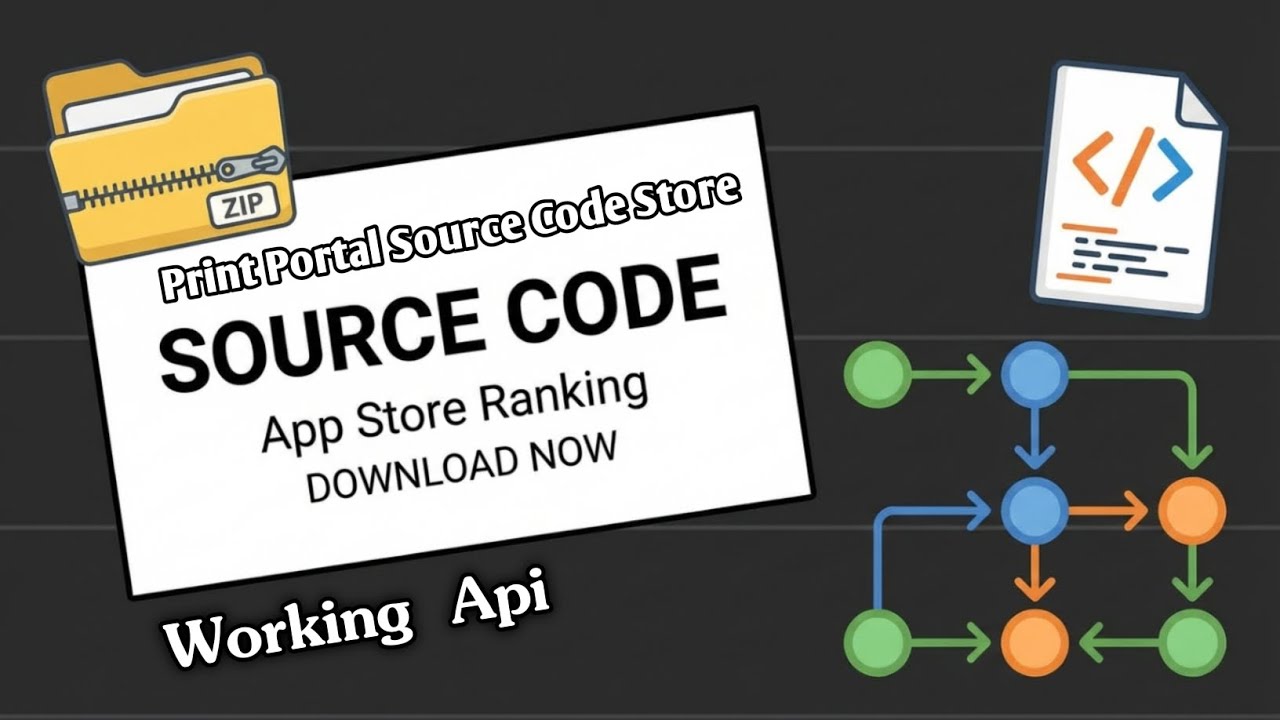 Print Portal Source Code Zip File – Fully Working API ke Sath Complete Setup || 2026