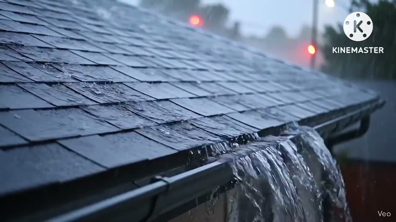 afternoon rain makes the atmosphere warm and comfortable