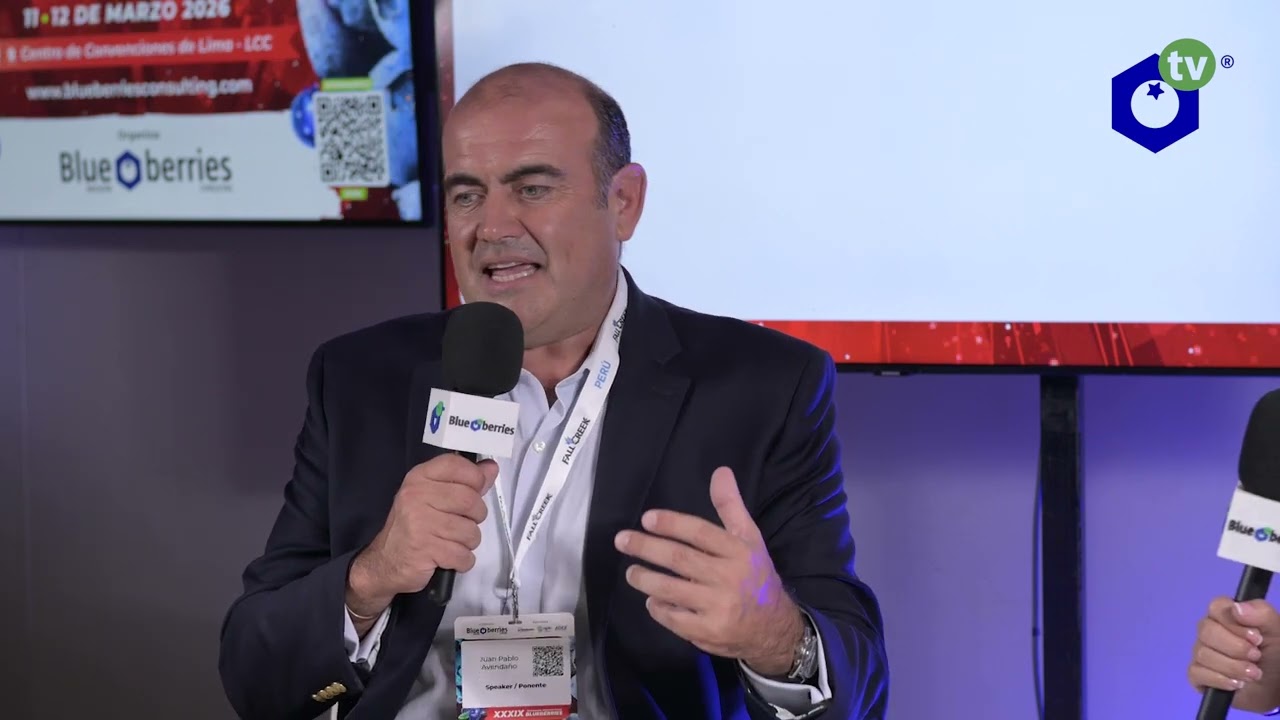 Juan Pablo Avendaño – XXXIX Seminario Internacional de Blueberries Lima - Perú 2026